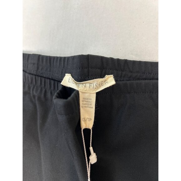 EILEEN FISHER Black Slim Ankle Pants Side Zip Black Size XS NWT - Picture 5 of 7